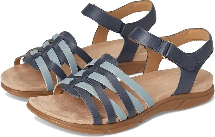 Easy Spirit Marlene Women's Sandals Dark Blue Leather : 9.5 M (B)