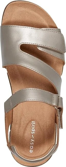Easy Spirit Mavey Women's Sandals Gold Leather : 7 M (B) - Image 2