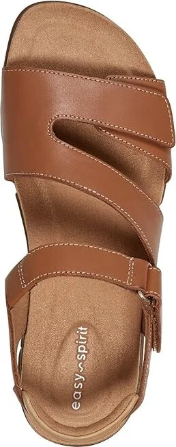Easy Spirit Mavey Women's Sandals Medium Brown Leather : 10 M (B) - Image 2
