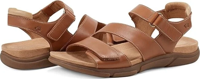 Easy Spirit Mavey Women's Sandals Medium Brown Leather : 10 M (B)