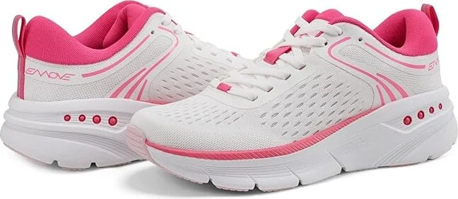 Easy Spirit Maxine 11 Women's Shoes White/Pink : 6.5 M (B)