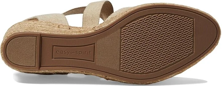 Easy Spirit Meza 7 Women's Wedge Shoes Gold : 7.5 M (B), Suede/Textile - Image 3