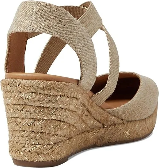 Easy Spirit Meza 7 Women's Wedge Shoes Gold : 7.5 M (B), Suede/Textile - Image 4