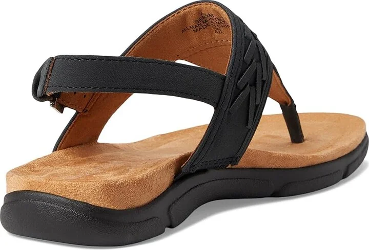 Easy Spirit Monte Women's Sandals Black : 7 W (D), Rubber - Image 4