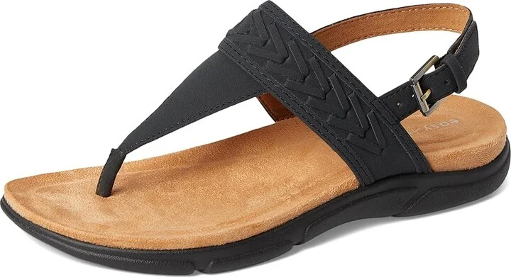 Easy Spirit Monte Women's Sandals Black : 7 W (D), Rubber - Image 5