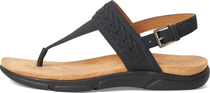 Easy Spirit Monte Women's Sandals Black : 7 W (D), Rubber - Image 6