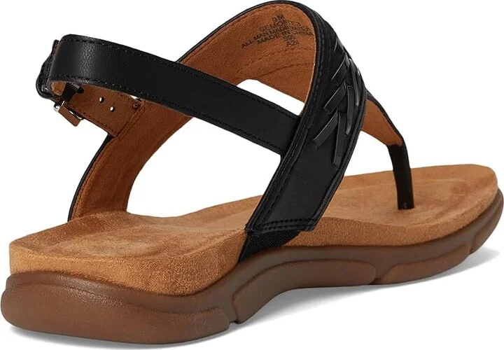 Easy Spirit Monte Women's Sandals Black Smooth/Black Patent : 9.5 M (B), Synthetic - Image 4