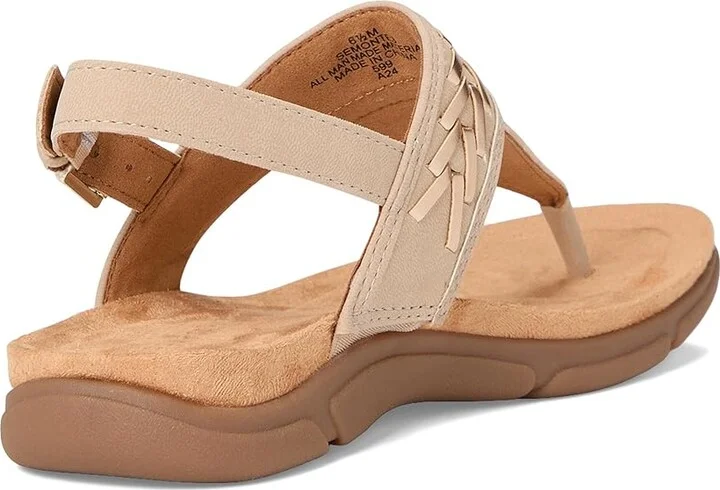 Easy Spirit Monte Women's Sandals Light Natural/Gold : 8 M (B), Rubber - Image 4