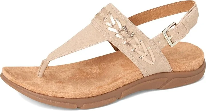 Easy Spirit Monte Women's Sandals Light Natural/Gold : 8 M (B), Rubber - Image 5
