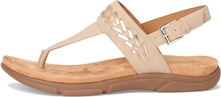 Easy Spirit Monte Women's Sandals Light Natural/Gold : 8 M (B), Rubber - Image 6