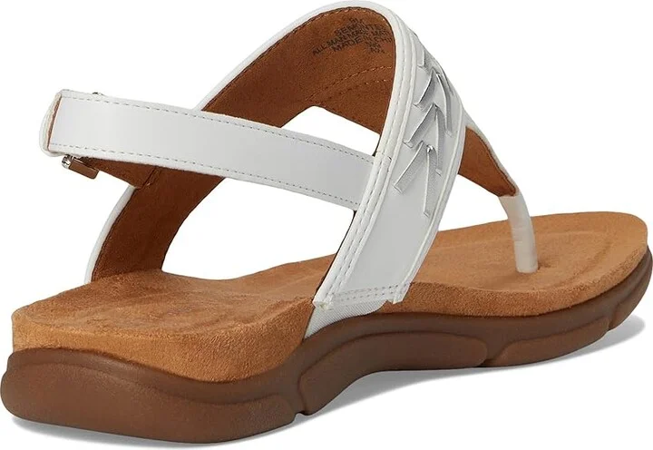 Easy Spirit Monte Women's Sandals White/Silver : 7 W (D), Synthetic - Image 4