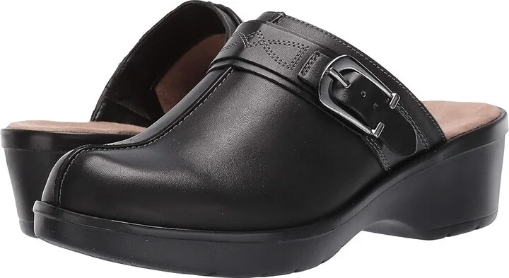 Easy Spirit Pine Women's Shoes Black : 5 M (B), Leather