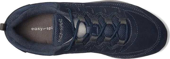 Easy Spirit Romy Women's Walking Shoes Navy Suede 1 : 5 M (B), Leather - Image 3