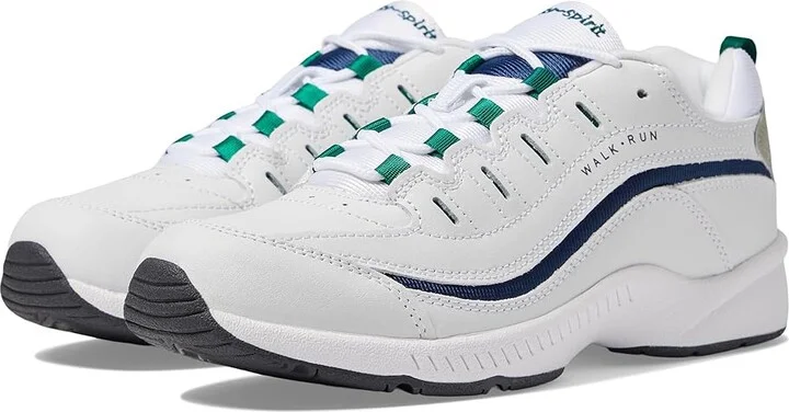 Easy Spirit Romy Women's Walking Shoes White Leather : 6.5 M (B)