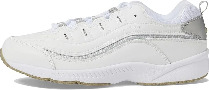 Easy Spirit Romy Women's Walking Shoes White/Light Grey Leather : 6 M (B) - Image 7
