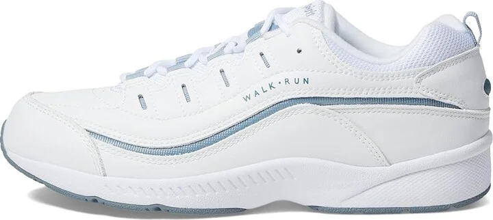Easy Spirit Romy Women's Walking Shoes White/Medium Blue Leather : 6.5 M (B) - Image 7