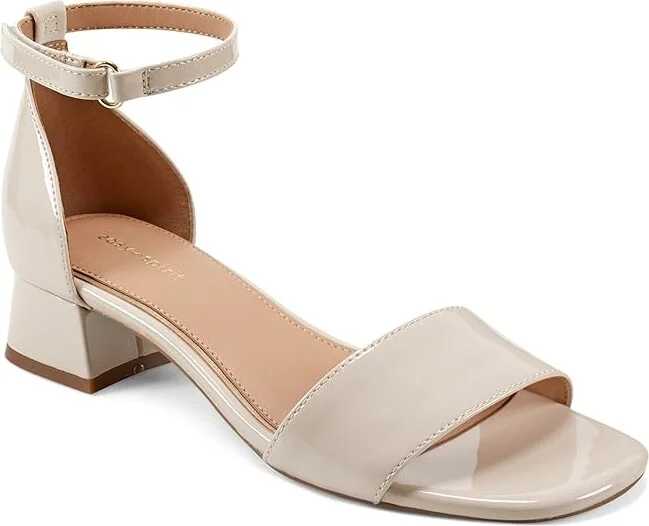 Easy Spirit Sheila Women's Sandals Ivory Patent Leather : 8.5 W (D)