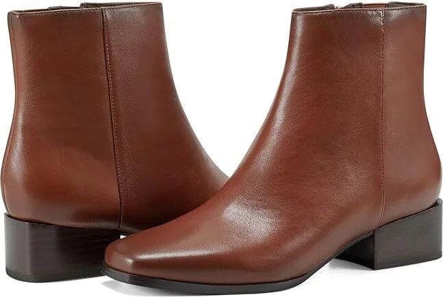Easy Spirit Sidney Women's Boots Medium Brown Leather : 11 W (D)