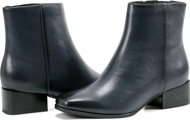 Easy Spirit Sidney Women's Boots Navy Leather : 5 M (B)