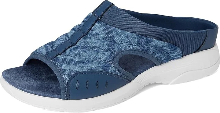 Easy Spirit Traciee Women's Sandals Dark Blue Floral Denim : 7.5 N (A) - Image 5