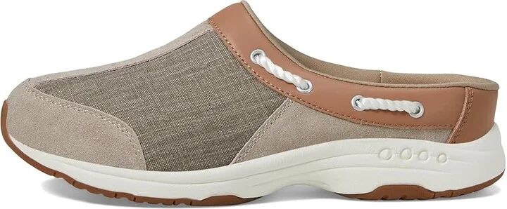 Easy Spirit Travelport 19 Women's Slip on Shoes Natural : 5 M (B), Suede/Textile - Image 7