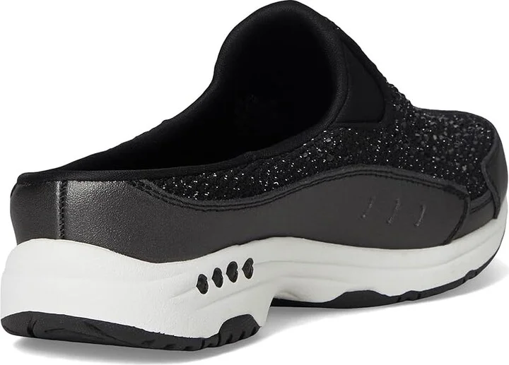 Easy Spirit Travelsparkle Women's Shoes Black/Silver : 7.5 W (D), Leather - Image 4