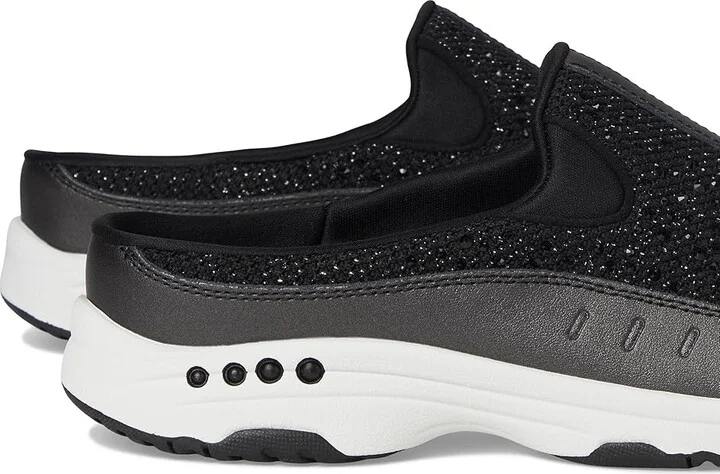 Easy Spirit Travelsparkle Women's Shoes Black/Silver : 7.5 W (D), Leather - Image 7