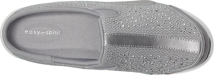 Easy Spirit Travelsparkle Women's Shoes Grey/Silver : 10 W (D), Leather - Image 2