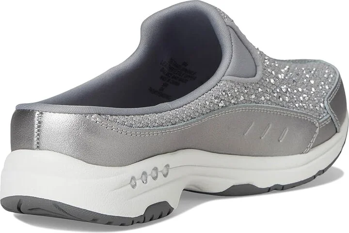 Easy Spirit Travelsparkle Women's Shoes Grey/Silver : 10 W (D), Leather - Image 4