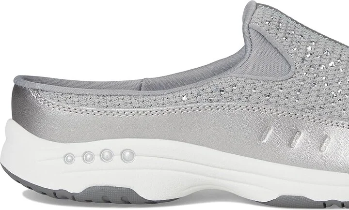 Easy Spirit Travelsparkle Women's Shoes Grey/Silver : 10 W (D), Leather - Image 7