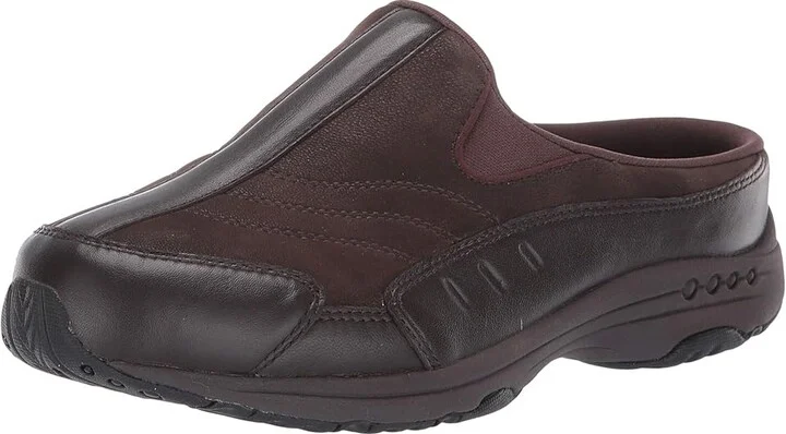 Easy Spirit Traveltime 234 Women's Shoes Brown : 6 WW (EE), Leather/Textile - Image 2
