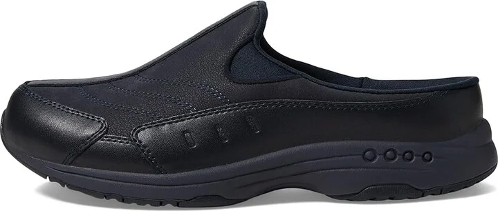Easy Spirit Traveltime 234 Women's Shoes Navy/Navy Leather : 6 WW (EE), Leather/Textile - Image 7