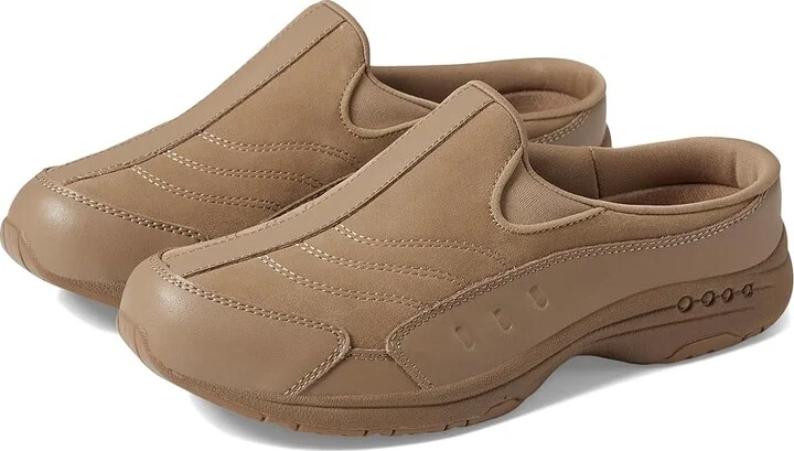 Easy Spirit Traveltime 234 Women's Shoes Taupe : 5 M (B), Leather/Textile