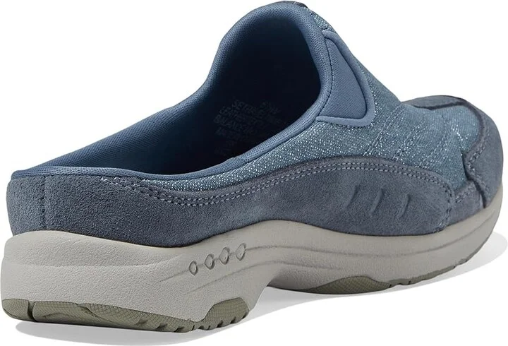 Easy Spirit Traveltime 303 Women's Shoes Flint Stone/Blue : 5 M (B), Leather/Textile - Image 5