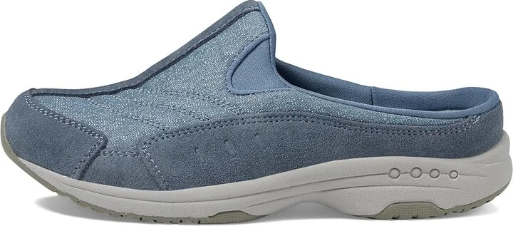 Easy Spirit Traveltime 303 Women's Shoes Flint Stone/Blue : 5 M (B), Leather/Textile - Image 7