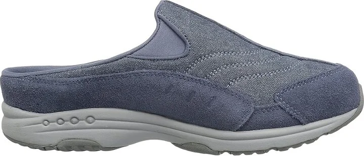 Easy Spirit Traveltime 303 Women's Shoes Flint Stone/Blue : 5 M (B), Leather/Textile - Image 8
