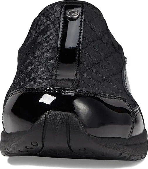 Easy Spirit Traveltime Women's Clog Shoes Black Patent Leather/Silver : 5 M (B) - Image 3