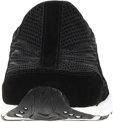 Easy Spirit Traveltime Women's Clog Shoes Black Suede/White : 6 M (B) - Image 6