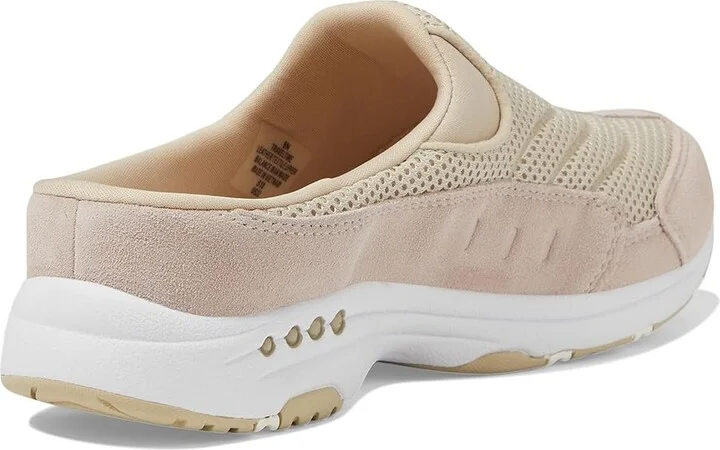 Easy Spirit Traveltime Women's Clog Shoes Light Natural Suede/White : 6 M (B) - Image 5