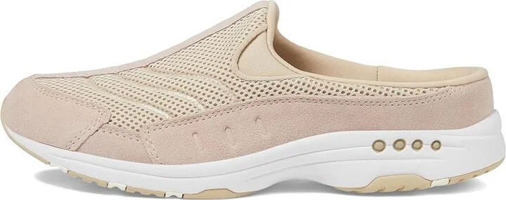 Easy Spirit Traveltime Women's Clog Shoes Light Natural Suede/White : 6 M (B) - Image 7
