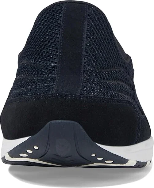 Easy Spirit Traveltime Women's Clog Shoes Navy Suede/White : 6 M (B) - Image 3