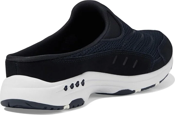 Easy Spirit Traveltime Women's Clog Shoes Navy Suede/White : 6 M (B) - Image 5