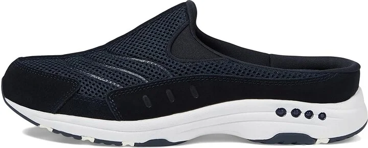Easy Spirit Traveltime Women's Clog Shoes Navy Suede/White : 6 M (B) - Image 7