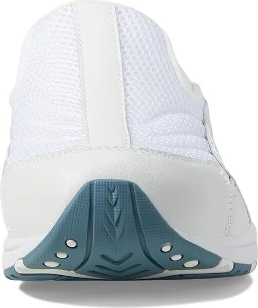 Easy Spirit Traveltime Women's Clog Shoes White Leather/Light Blue : 6 M (B) - Image 3