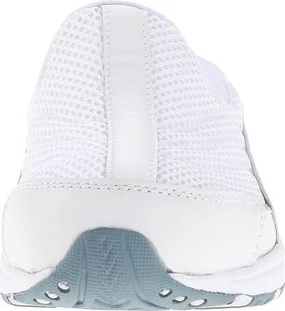 Easy Spirit Traveltime Women's Clog Shoes White Leather/Light Blue : 6 M (B) - Image 6