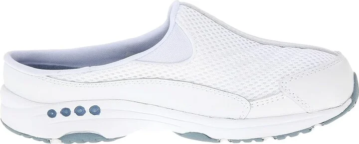 Easy Spirit Traveltime Women's Clog Shoes White Leather/Light Blue : 6 M (B) - Image 8
