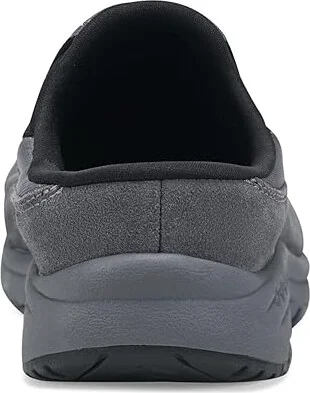 Easy Spirit Traveltime675 Women's Clog Shoes Dark Grey Suede : 5.5 M (B), Leather/Rubber/Suede - Image 4