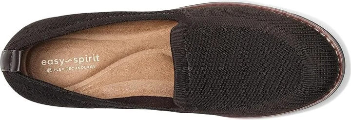 Easy Spirit Valina Women's Flat Shoes Dark Brown : 7 M (B), Polyester - Image 2