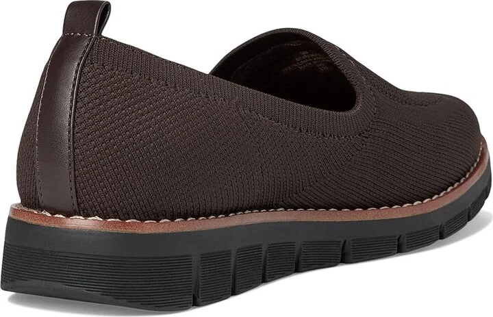 Easy Spirit Valina Women's Flat Shoes Dark Brown : 7 M (B), Polyester - Image 4