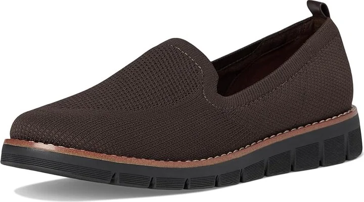 Easy Spirit Valina Women's Flat Shoes Dark Brown : 7 M (B), Polyester - Image 5